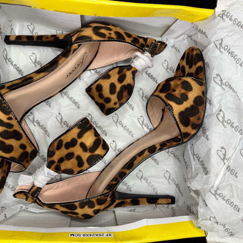 Leopard Print Women's Heels